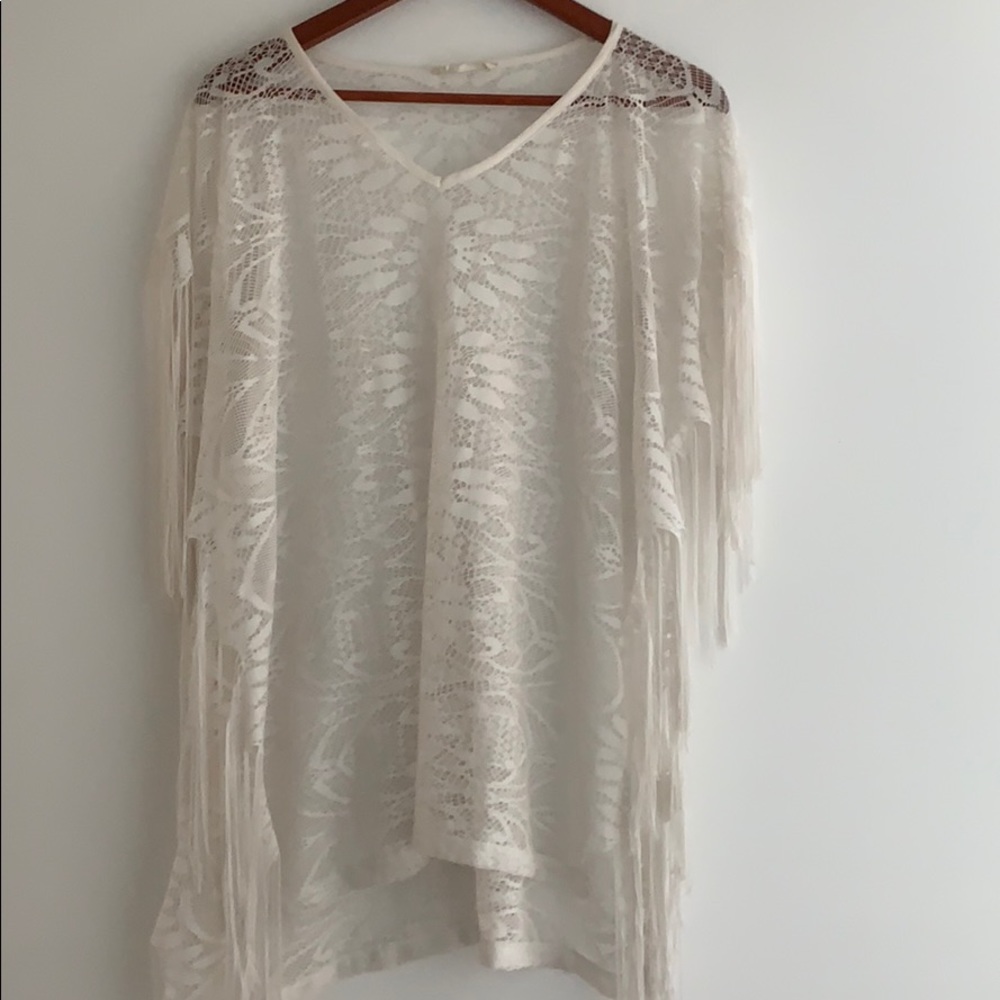 Buddy love white boho top
